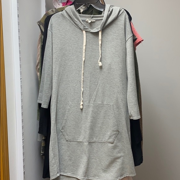 thyme and honey Dresses & Skirts - Hooded sweatshirt dress